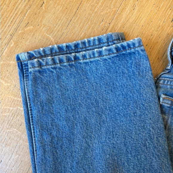 RE/DONE Stove Pipe straight leg jeans in cool blue size 23 - Picture 7 of 10